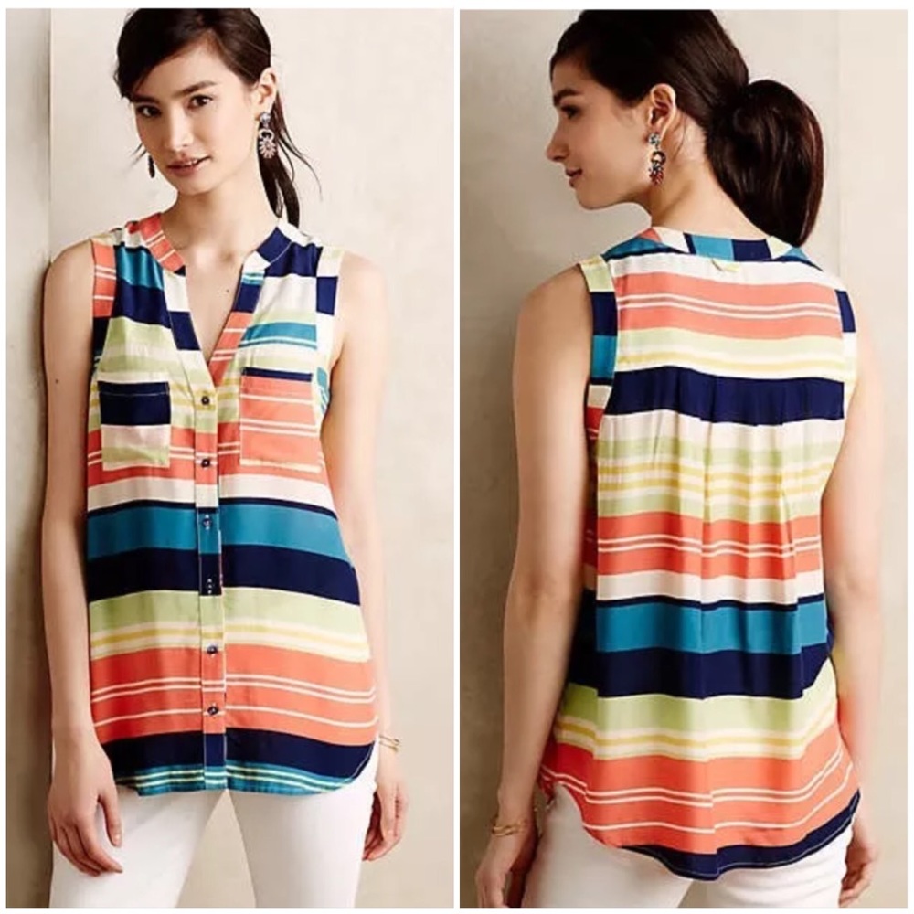 Anthropologie Sunseeker Tank by Maeve